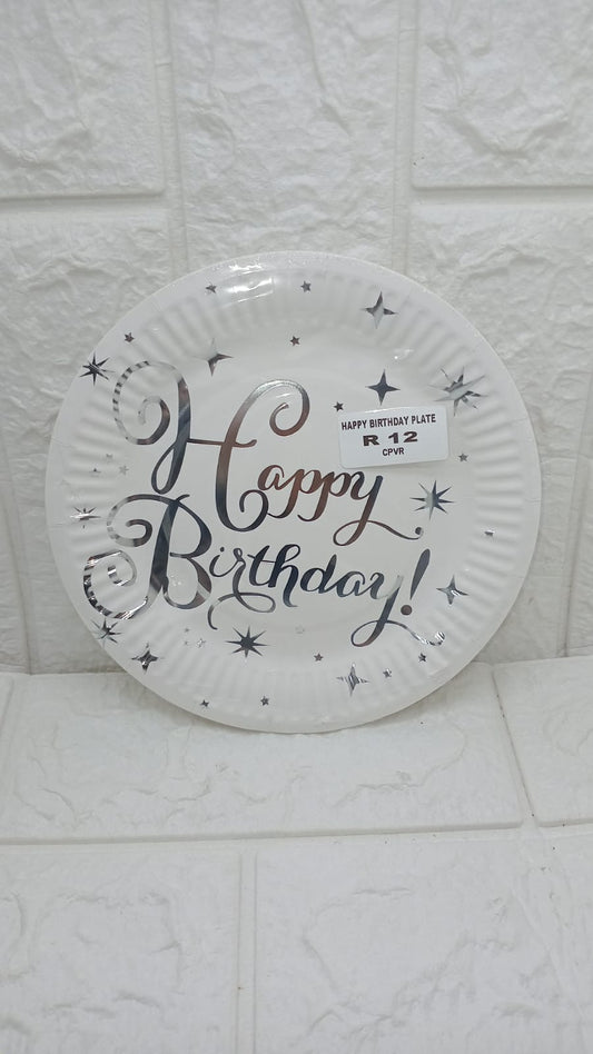 HAPPY BIRTHDAY PLATE