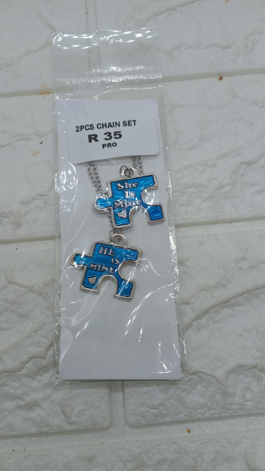 2PCS PUZZLE CHAIN SET
