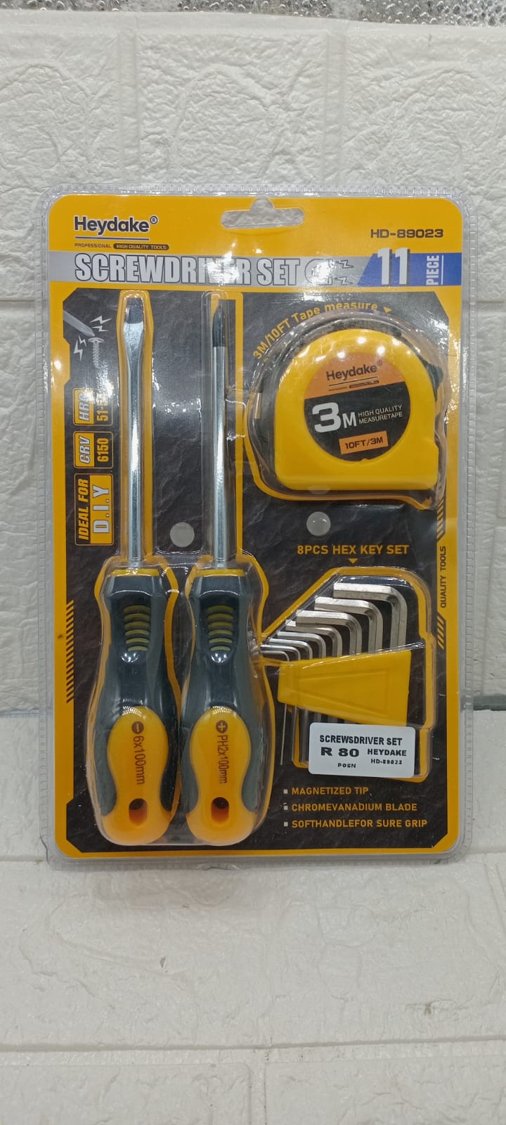 11 PIECE SCREWDRIVER SET