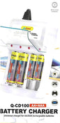 Andowl Q-CD100 Battery Charger Universal Charger For AA/AAA Rechargeable Batteries