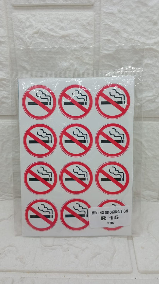 MINI NO SMOKING SIGN