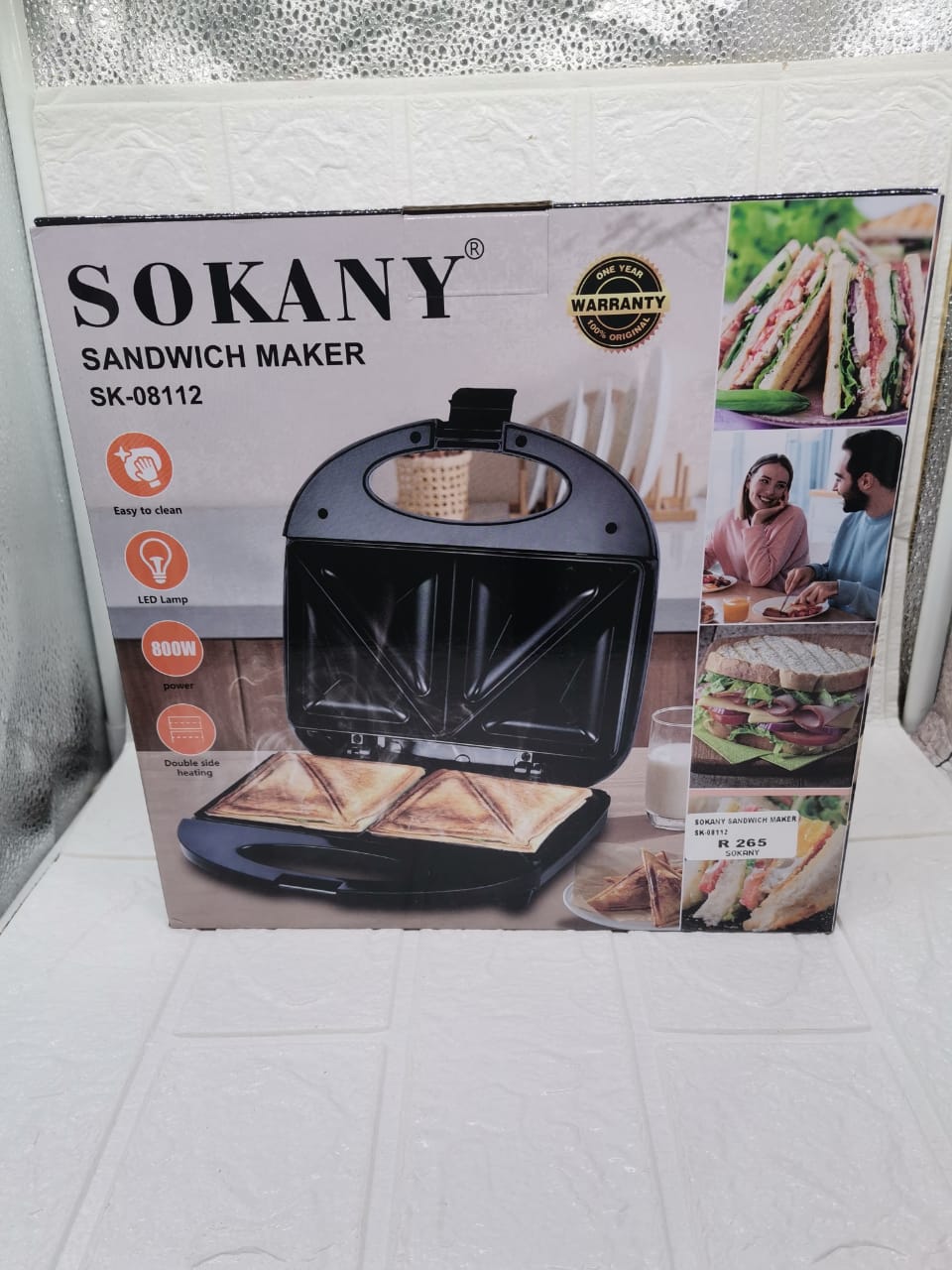SOKANY SANDWICH MAKER 800W