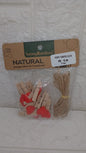 BAMBOO HEART SHAPED CLIPS