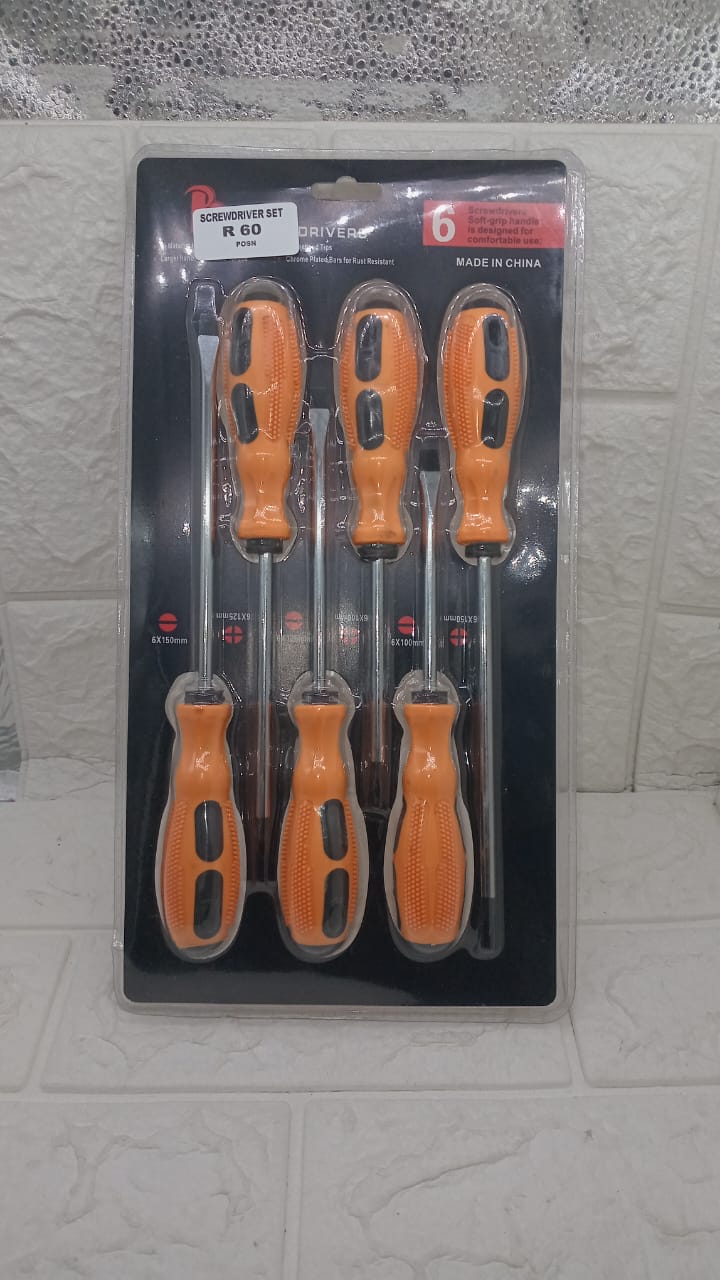 6 PIECE SCREWDRIVER SET