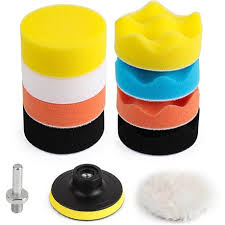 11PC DRILL FOAM POLISHING PADS