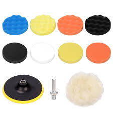 11PC DRILL FOAM POLISHING PADS