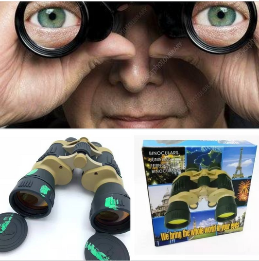 BINOCULARS WITH POUCH
