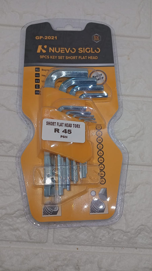 SHORT FLAT HEAD TORX
