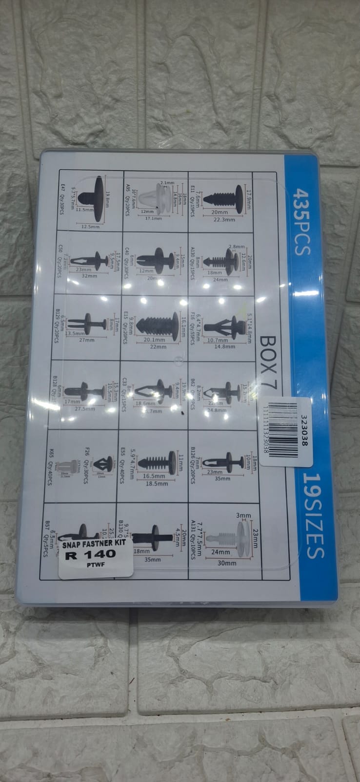 SNAP FASTENER KIT
