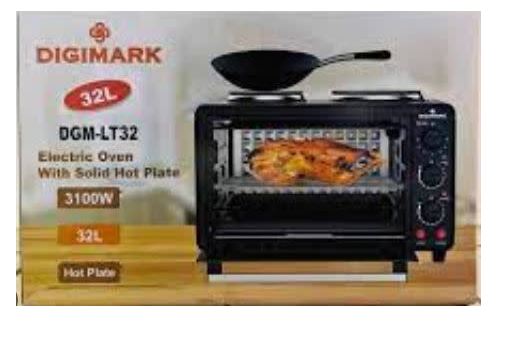 Digimark 32 Litre Oven With 2 Solid Hot Plates