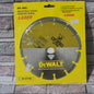 De Walt 180mm diamond wheel (dry cutting)