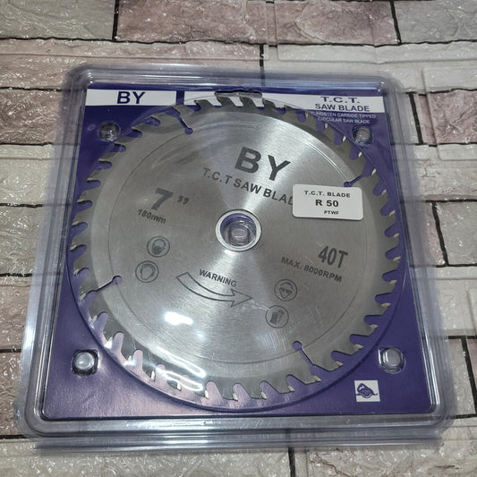 180mm TCT Blade (Tungsten Carbide Tipped) Wood Blade