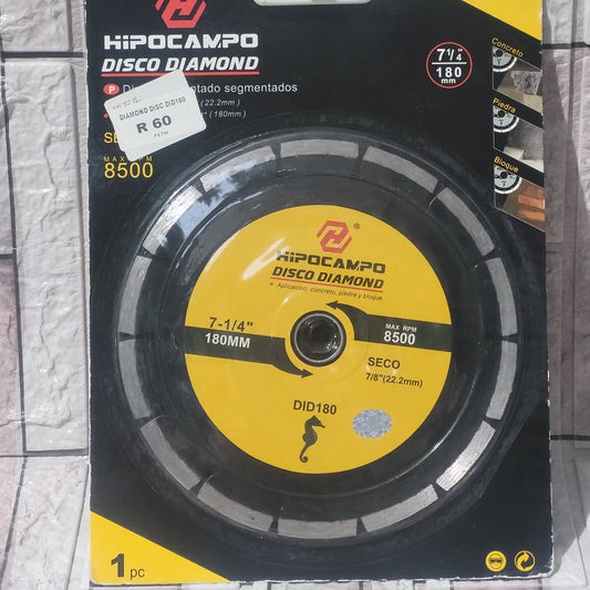 180mm diamond disc