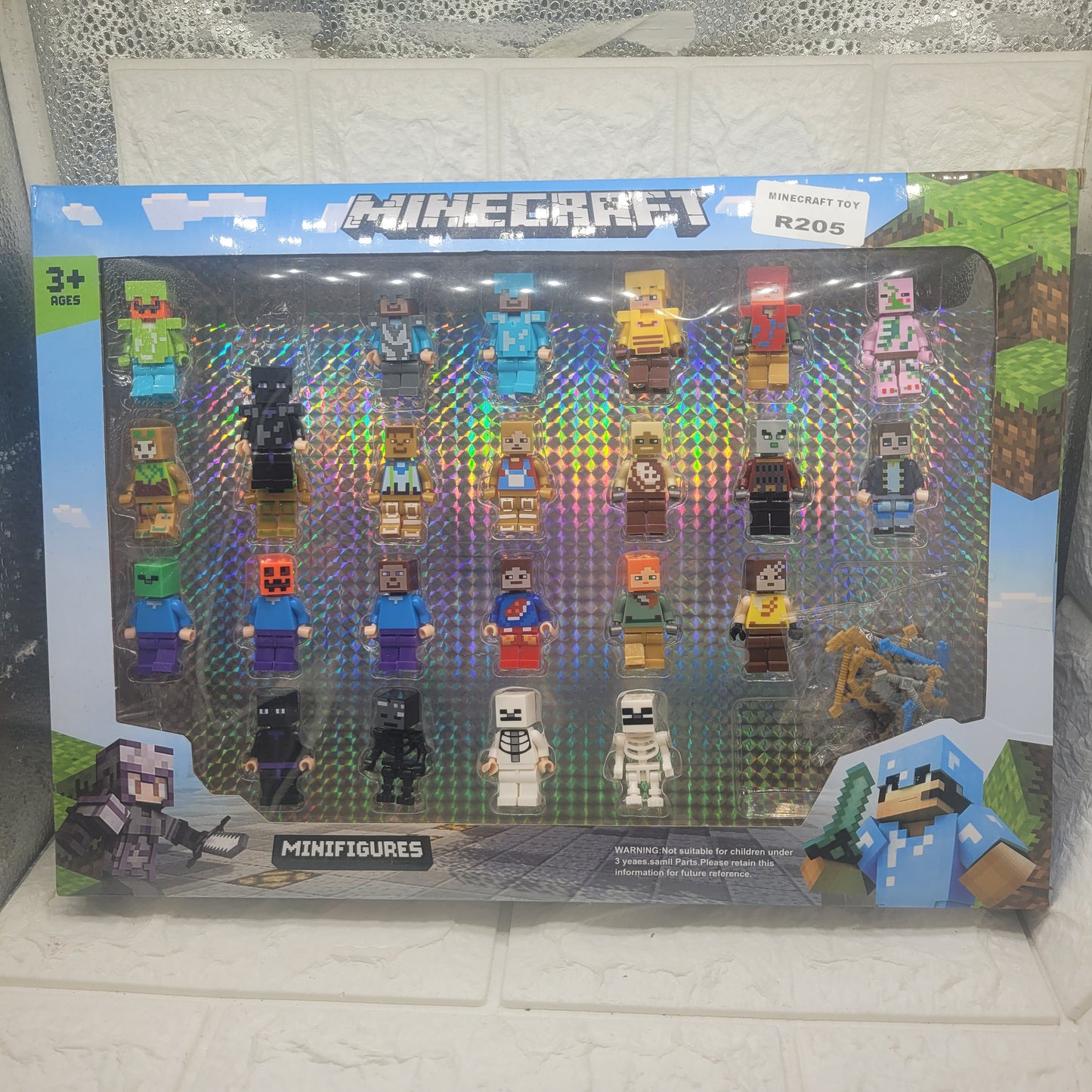 Minecraft minifigure block toys