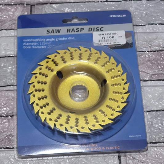 115mm saw rasp disc