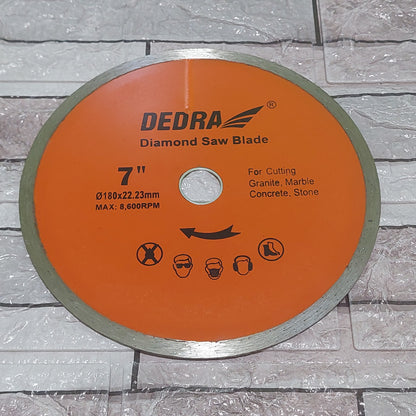 DEDRA Diamond Saw Blade 7" / 180mm×22.23mm