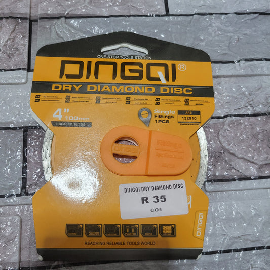 100mm DINGOI dry diamond cutting disc