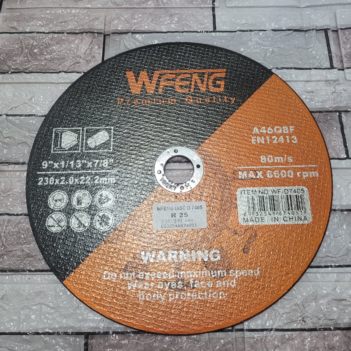 WFENG 230mm metal cutting disc