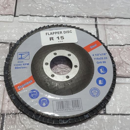 115mm 80 grit Abrasive Disc