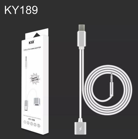 CABLE KY-189 TYPE C(M) TO TYPE C(F) +3.5