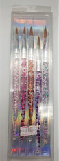 Glitter Stylish artist Brush set 6 PC