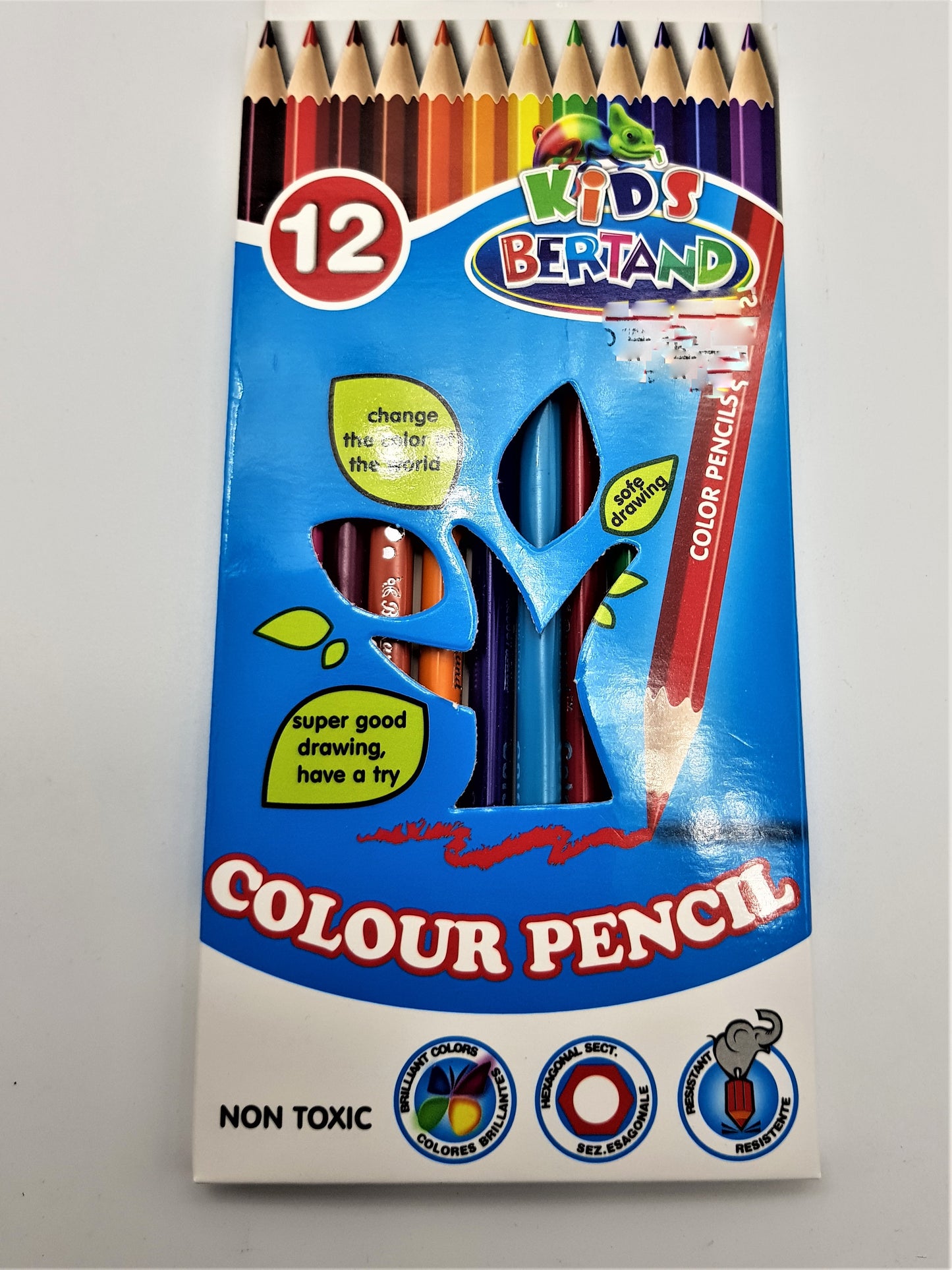 KIDS BERTAND 12 Color Pencil set