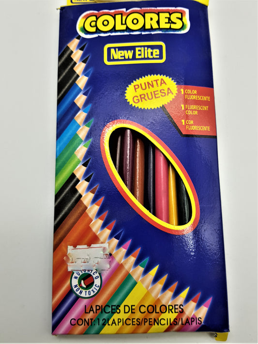 Colores Pencil 12 PC Color Pencil Set