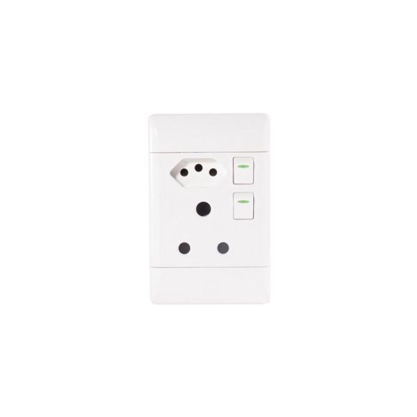 Redisson Single Switch Socket 2x4  SA+Euro Combination