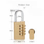 Combination Padlock - 28mm, 4 Wheel