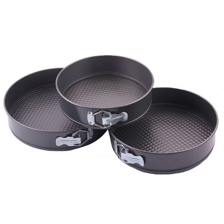 Nonstick Round Shape Cake Mould Set - 3 piece