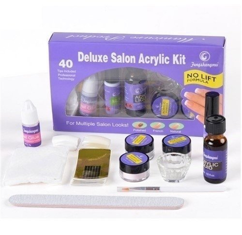 KIT ACRYLIC NAILS BRAND FENGSHANGMEI * DELUXE SALON ACRYLIC KIT