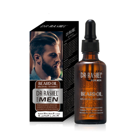 DR RASHEL Argan Oil Vitamin E Beard Growth Oil for Men Beard Oil Private Label