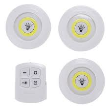 LED Light with Remote Control – Set of 3