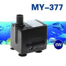 6W MY-377 SUBMERSIBLE WATER FOUNTAIN PUMP WITH 6 LED WHITE LIGHT FEATURE AQUARIUM POND
