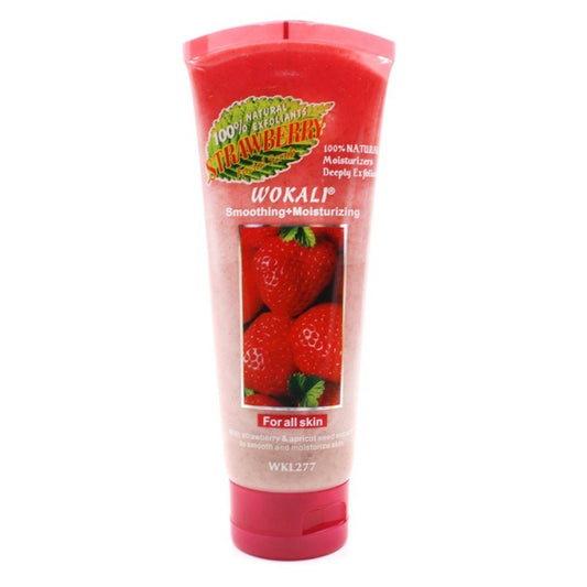 Wokali Strawberry Smoothing + Moisturing Face Scrub