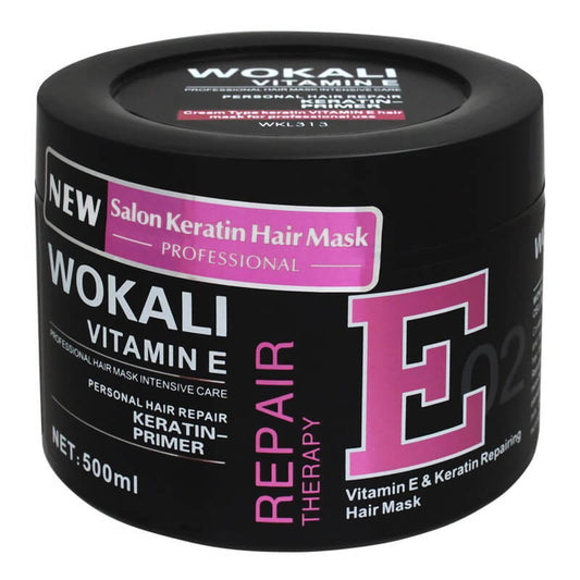 WOKALI Vitamin E – Professional Keratin Repair Theraphy Hair Mask – 500ml