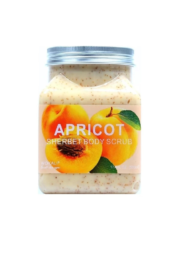 Body Scrub wokali apricot sherbet body scrub, 350 ml