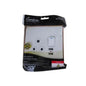 Condere Single switched  socket with 2xUSB (4x4)