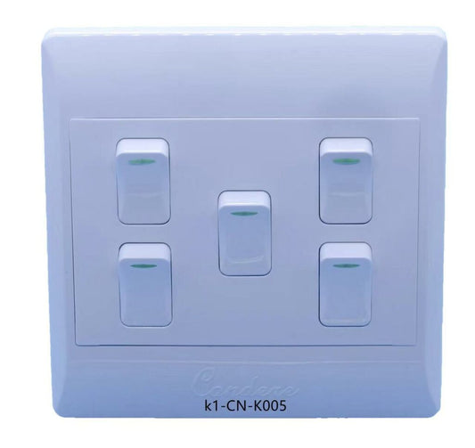 Condere: 5 Lever 1 Way Switch (4x4)