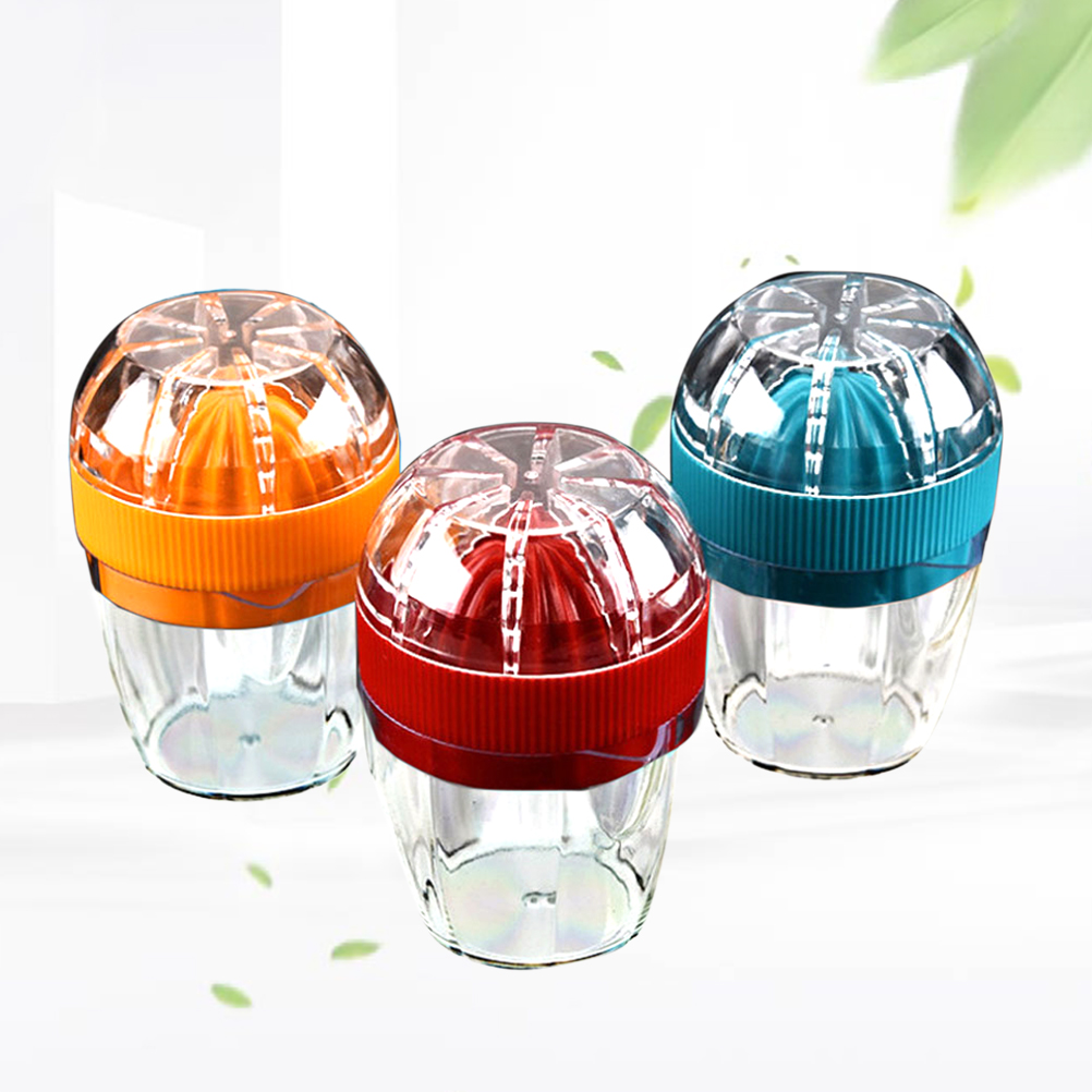 Manual Mini Juicer Portable Multi-functional Healthy Bottle Fruit Blender Mixer Squeezer (Random Color)