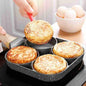 4-Hole Omelet Pan for Burger Eggs Ham PanCake Maker