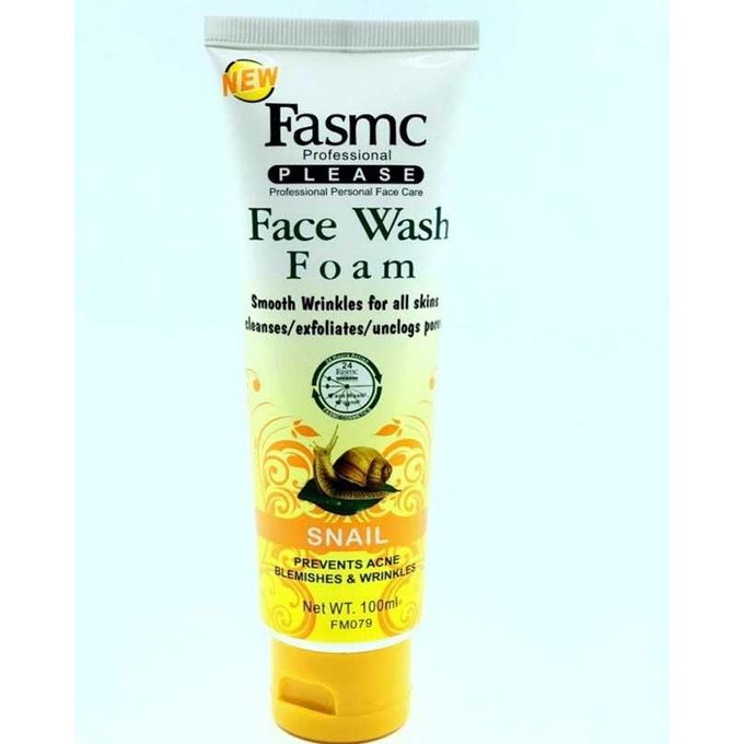 Fasmc Face wash SNAIL prevent acne pimples and wrinkles