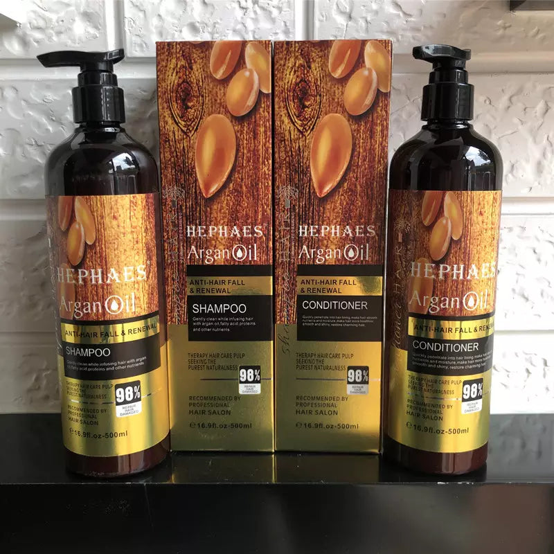 Hephaes Argan Oil Conditioner 500ml Anti -Hair Fall and Re newel.