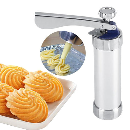 Hillhouse Cookie Maker with 20pc Disc( Templates and nozzles included)