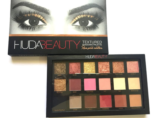Huda Beauty Textured Palette Rose Gold Edition 100 Authentic