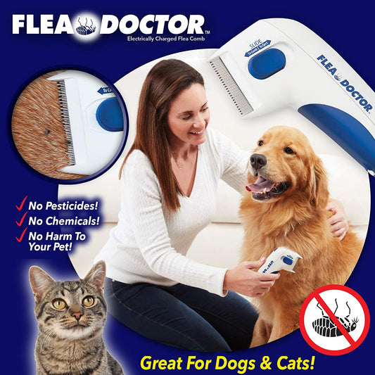 Electronic Flea Comb Perfect For Dogs Cats