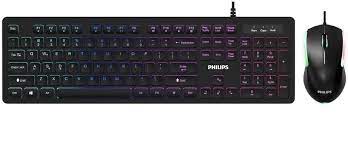 PHILIPS Wired Keyboard and Mouse Combo