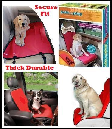 Pets at Play Single Seat Cover Blanket Protection for Car Seats Against Dirt Scratches Pet Hair