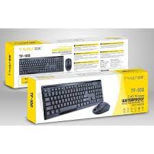 T-WOLF TF100 TF770 WATERPROOF KEYBOARD & 2.4GHZ WIRELESS MOUSE SET.