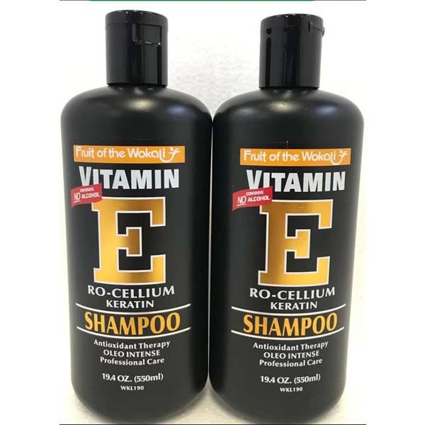 Wokali Vitamin E Ro-Cellium Keratin Shampoo & Hair Mask Oleo Intense Care